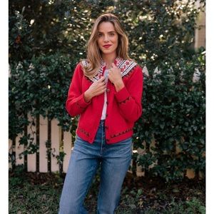 Alex Mill - Hilde Fair Isle Cardigan